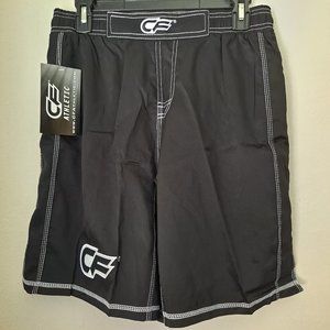 Cage Fighter Athletic MMA black training shorts - Men's